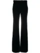 Image 1 of Saint Laurent velvet-effect flared trousers