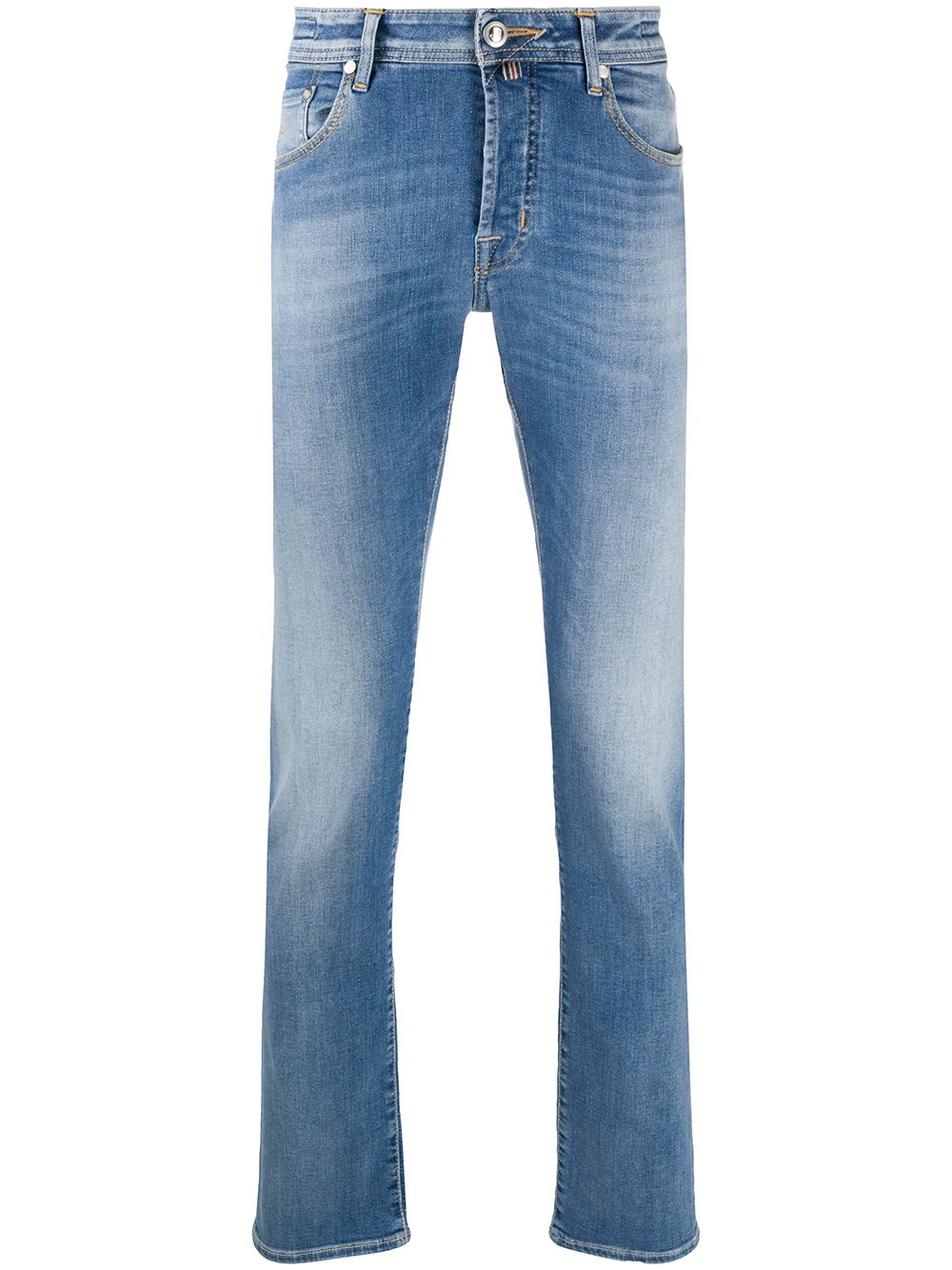 фото Jacob cohen прямые джинсы с эффектом потертости