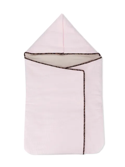 Fendi Kids Saco de dormir em algodão com bordado FF