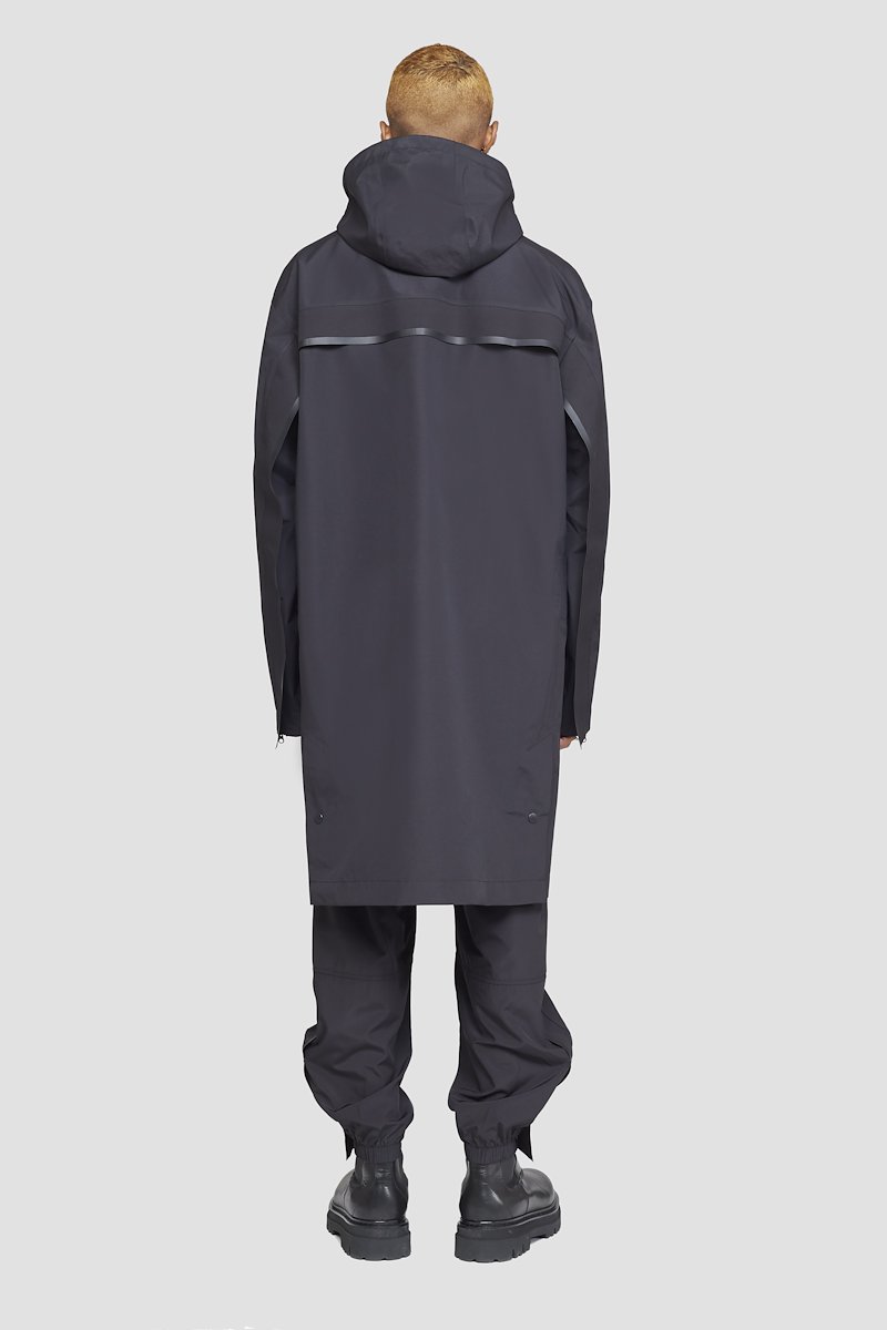 The Essential Parka-black #0 The Essential Parka, Black Essential hooded parka coat from 3.1 PHILLIP LIM featuring water-resistant, wind-resistant, classic hood, long sleeves, concealed front fastening, two side zip-fastening pockets and straight hem.- 2