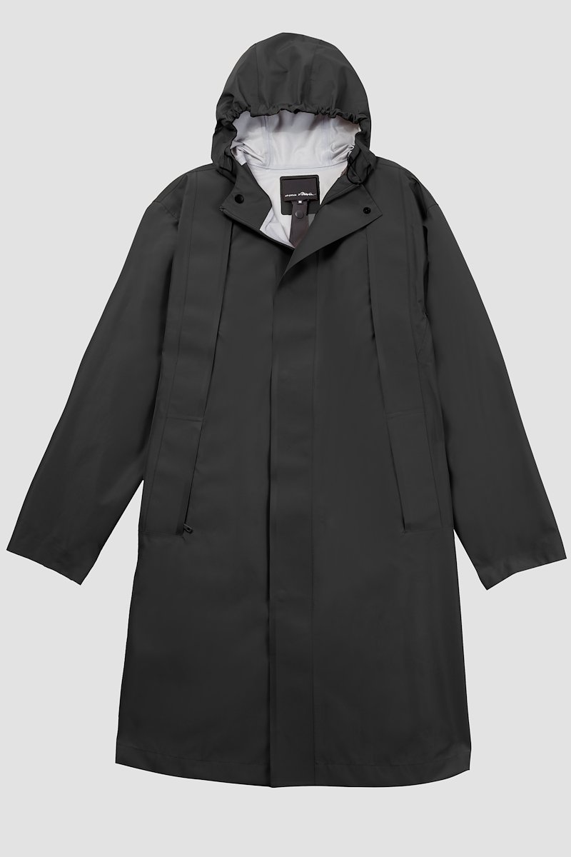 The Essential Parka-black #0 The Essential Parka, Black Essential hooded parka coat from 3.1 PHILLIP LIM featuring water-resistant, wind-resistant, classic hood, long sleeves, concealed front fastening, two side zip-fastening pockets and straight hem.- 4
