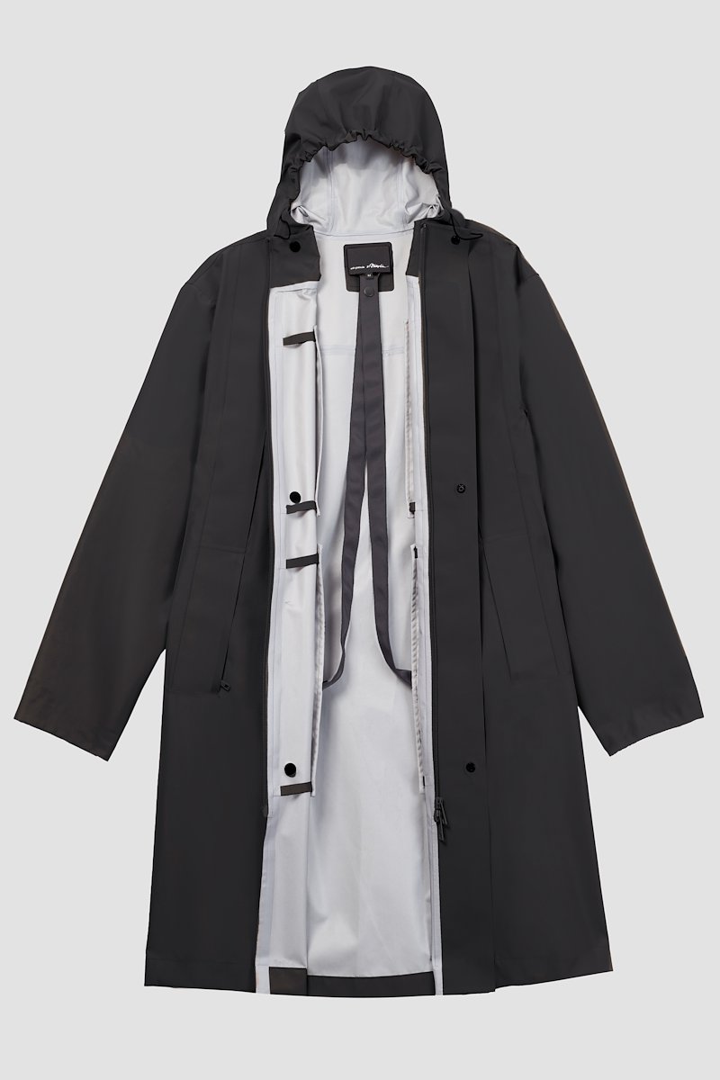 The Essential Parka-black #0 The Essential Parka, Black Essential hooded parka coat from 3.1 PHILLIP LIM featuring water-resistant, wind-resistant, classic hood, long sleeves, concealed front fastening, two side zip-fastening pockets and straight hem.- 6