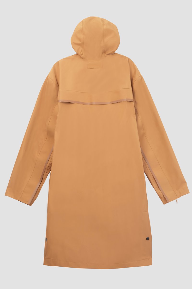 The Essential Parka-neutrals #1 The Essential Parka, Camel brown Essential hooded parka coat from 3.1 PHILLIP LIM featuring water-resistant, wind-resistant, classic hood, concealed front fastening, long sleeves, two side zip-fastening pockets and straight hem.- 9