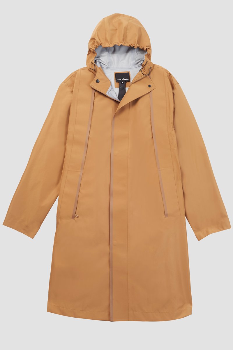 The Essential Parka-neutrals #1 The Essential Parka, Camel brown Essential hooded parka coat from 3.1 PHILLIP LIM featuring water-resistant, wind-resistant, classic hood, concealed front fastening, long sleeves, two side zip-fastening pockets and straight hem.- 5