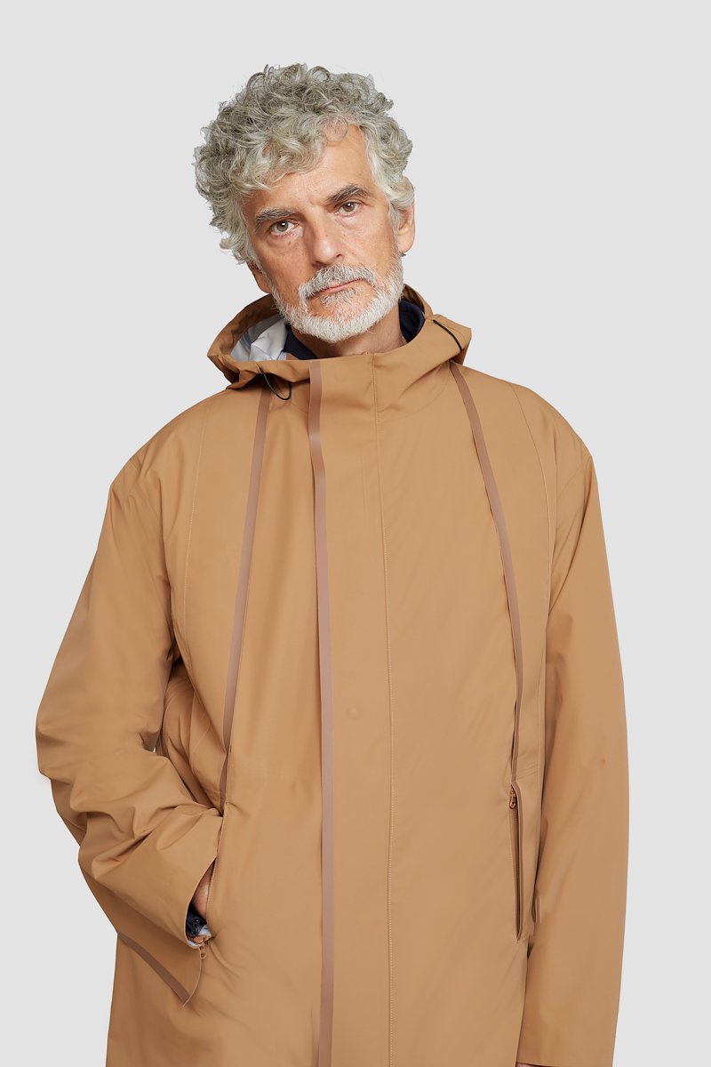 The Essential Parka-neutrals #0 The Essential Parka, Camel brown Essential hooded parka coat from 3.1 PHILLIP LIM featuring water-resistant, wind-resistant, classic hood, concealed front fastening, long sleeves, two side zip-fastening pockets and straight hem.- 4