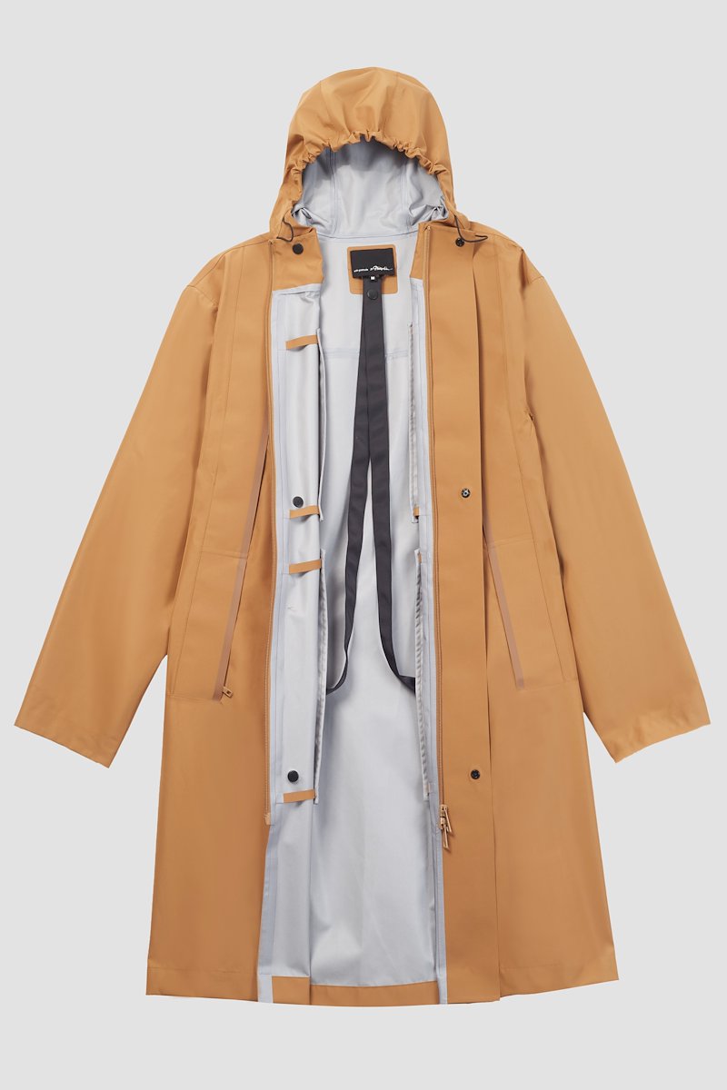 The Essential Parka-neutrals #1 The Essential Parka, Camel brown Essential hooded parka coat from 3.1 PHILLIP LIM featuring water-resistant, wind-resistant, classic hood, concealed front fastening, long sleeves, two side zip-fastening pockets and straight hem.- 7
