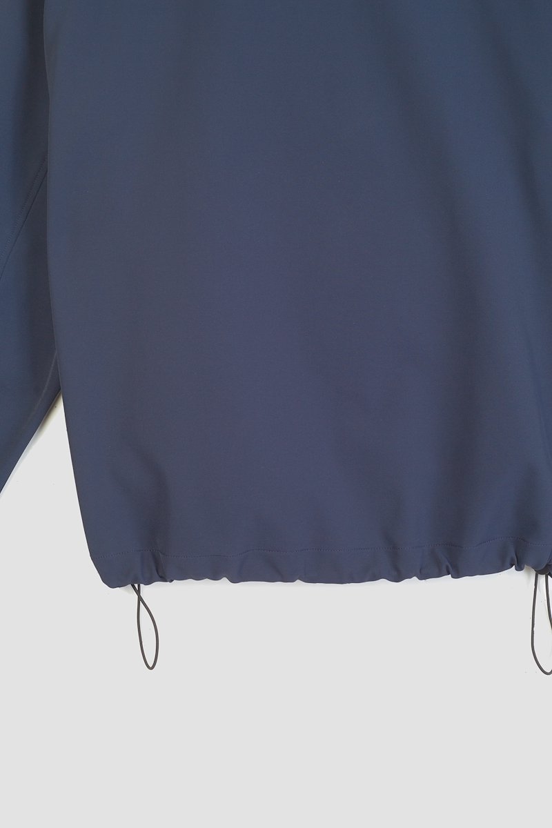 The Coach Jacket-blue #0 The Coach Jacket, Navy blue The Coach shirt jacket from 3.1 PHILLIP LIM featuring straight-point collar, concealed front fastening, long sleeves, two side slit pockets and drawstring hem.- 6