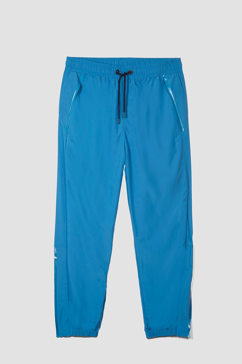 The Track-Less Pant-blue #0 The Track-Less Pant, Peacock blue Track-Less pants from 3.1 PHILLIP LIM featuring tapered leg, zip details, elasticated drawstring waistband, two side slit pockets, rear welt pocket and elasticated ankles.- 4