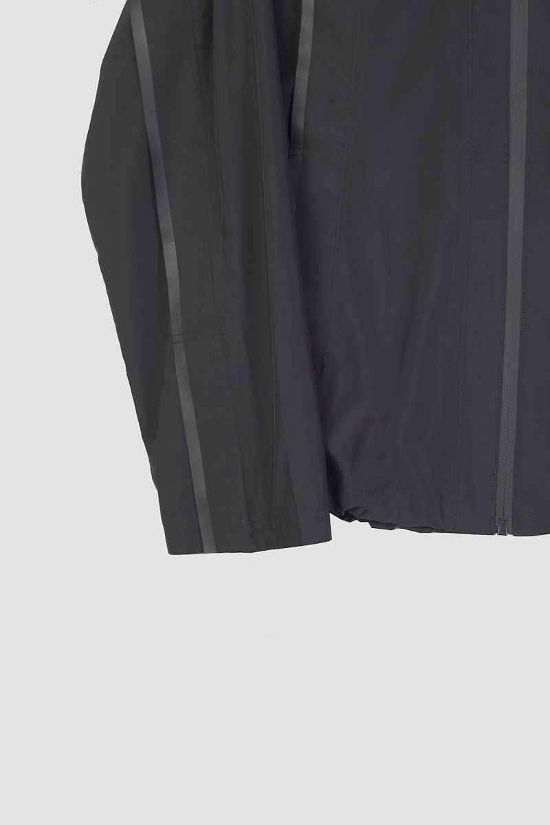 The Win-Breaker-black #1 The Win-Breaker, Black drawstring-fastening jacket from 3.1 PHILLIP LIM featuring drawstring hem, cuff zips, drawstring neck, stand-up collar, long sleeves, front zip fastening and two zip-fastening pockets.- 7