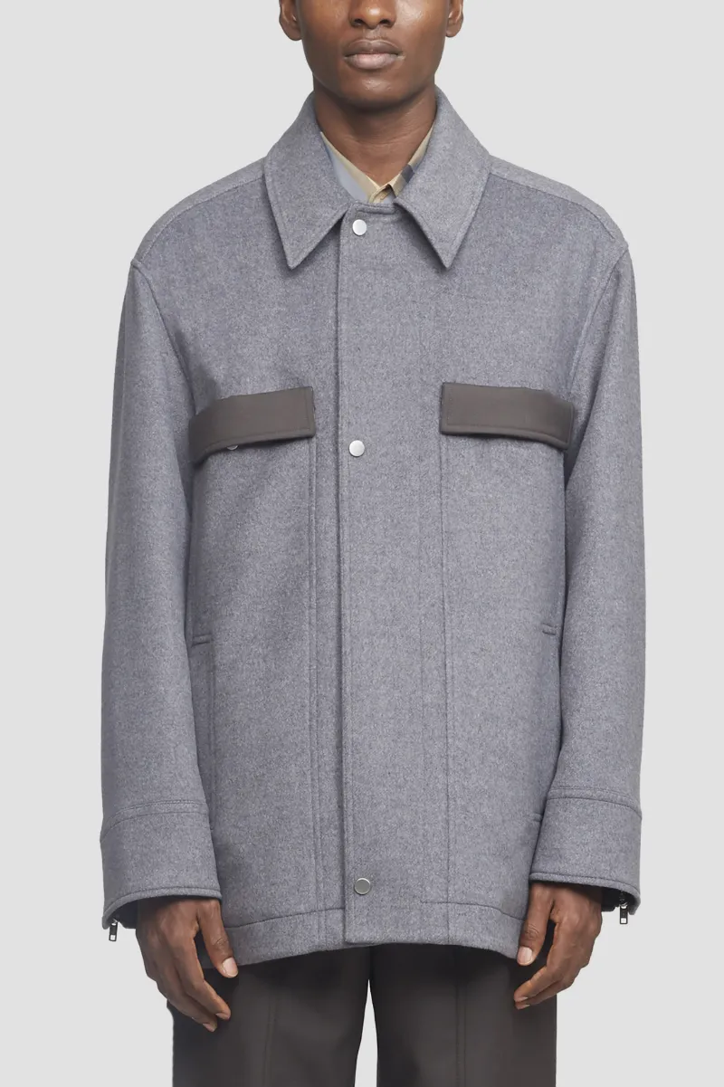Oversized Shirt Jacket in grey | 3.1 