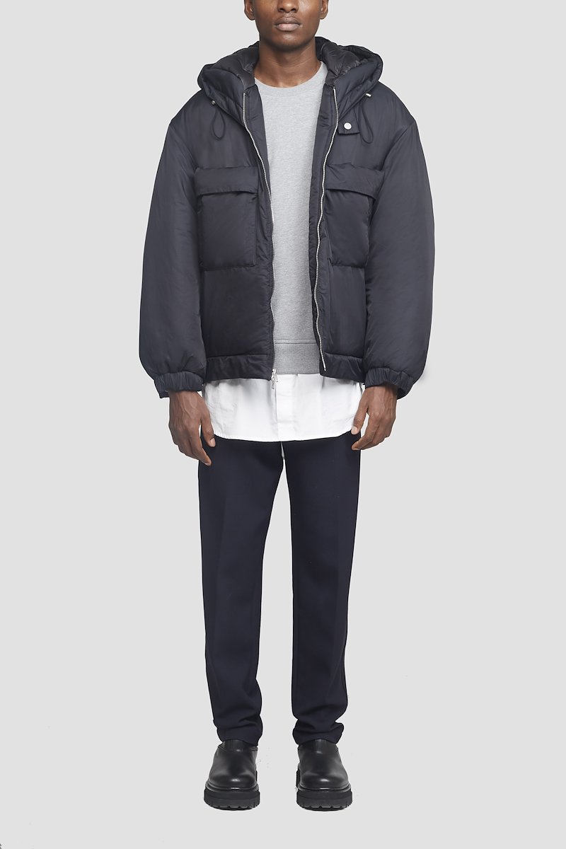 Short Duvet Jacket-black #0 Short Duvet Jacket, BLACK Synthetic->Nylon SHORT DUVET JACKET from 3.1 Phillip Lim. - 4
