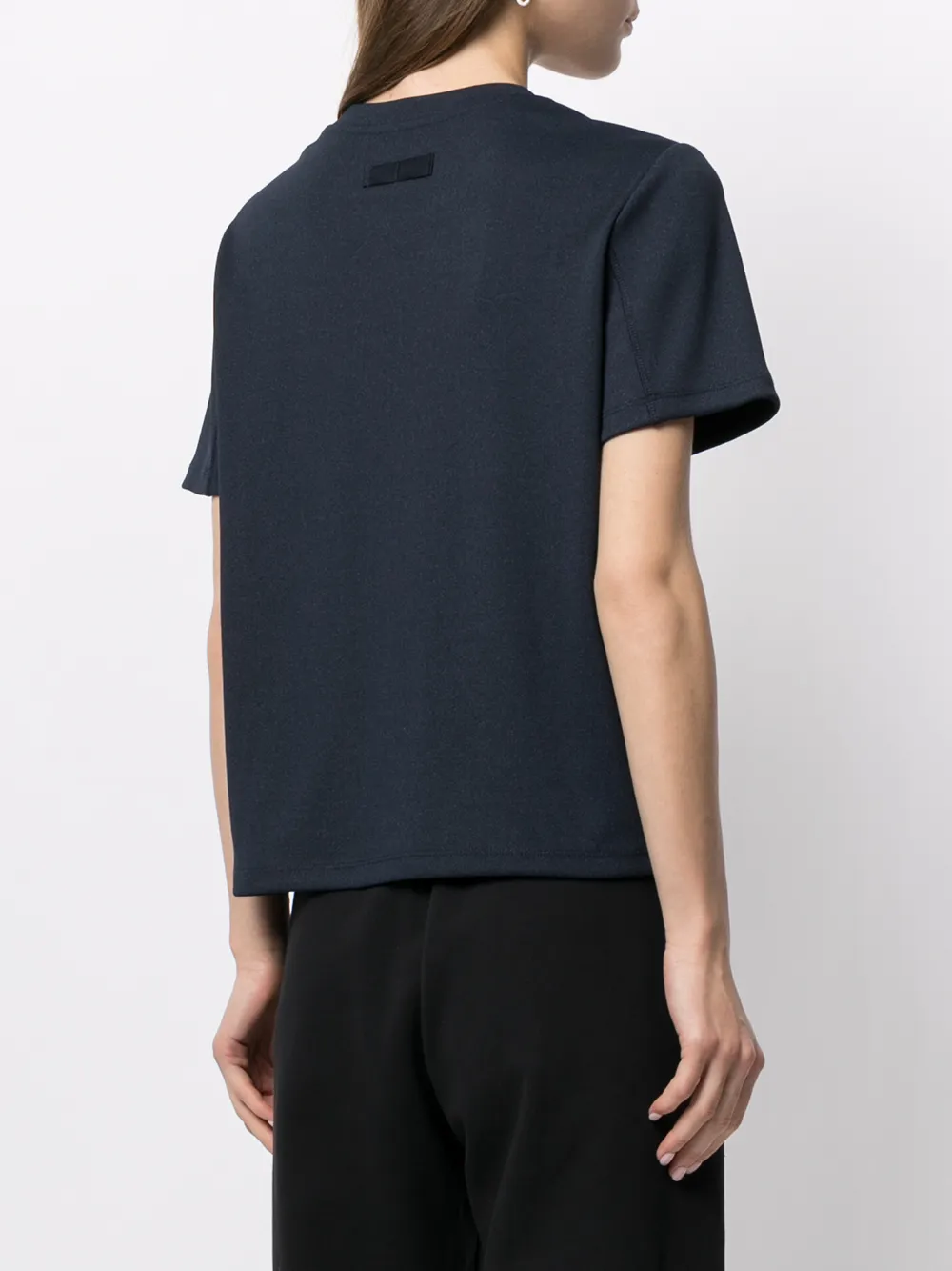 3.1 Phillip Lim Logo-patch Essential T-shirt In Blue