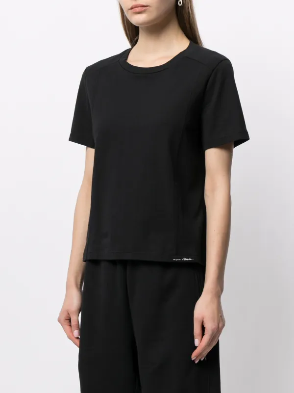 3.1 Phillip Lim logo-patch Essential T-shirt | Black | FARFETCH CA