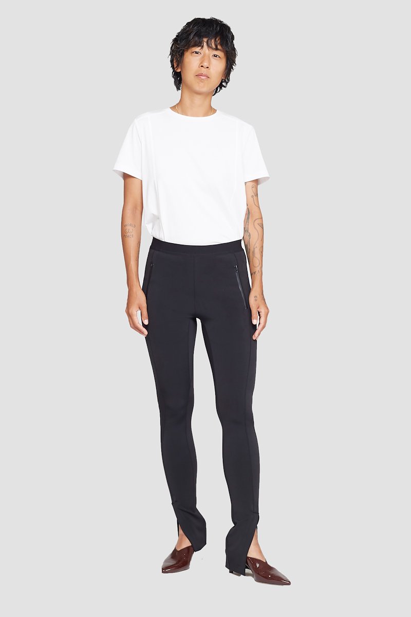 The Everyday Legging-black #0 The Everyday Legging, Black Everyday zip-detail leggings from 3.1 PHILLIP LIM featuring stretch-design, elasticated waistband, two side zip-fastening pockets and ankle zips.- 0