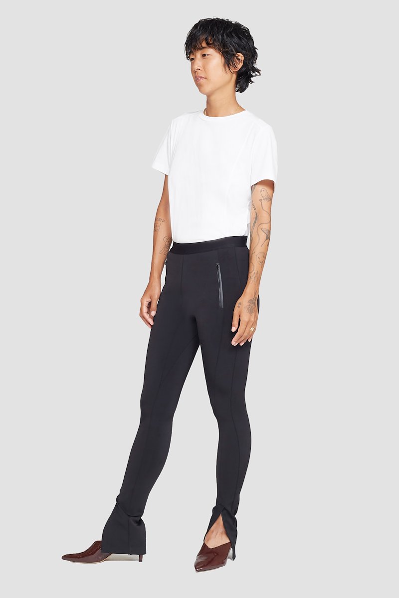 The Everyday Legging-black #1 The Everyday Legging, Black Everyday zip-detail leggings from 3.1 PHILLIP LIM featuring stretch-design, elasticated waistband, two side zip-fastening pockets and ankle zips.- 1