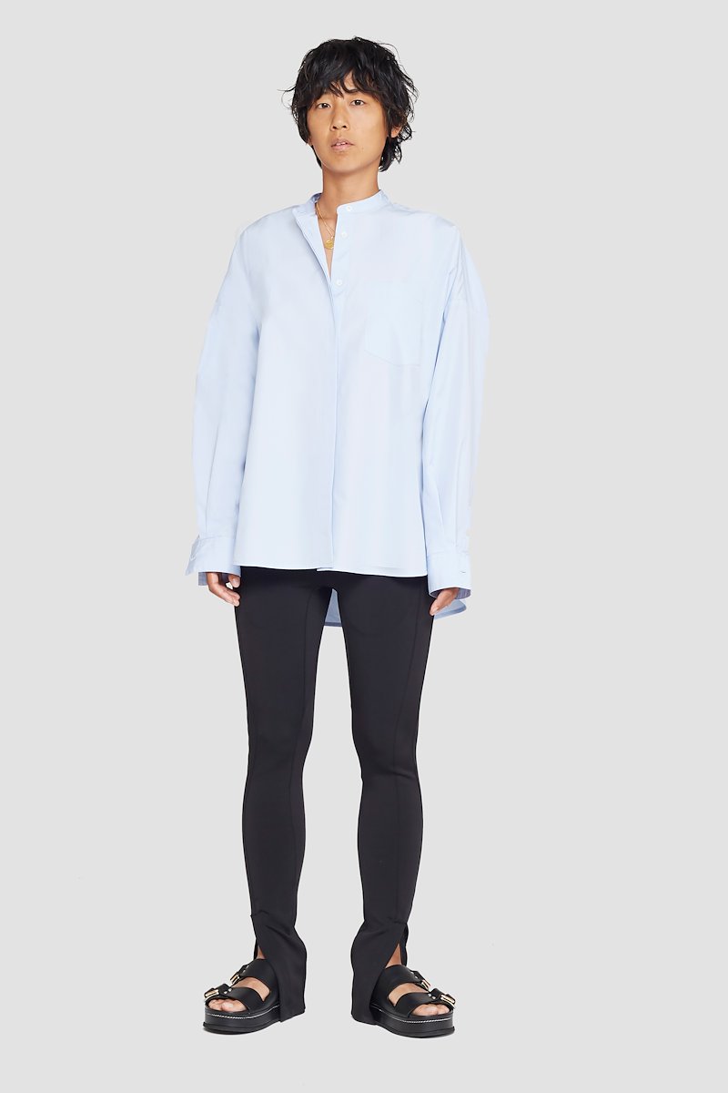 The Boyfriend Shirt-blue #0 The Boyfriend Shirt, OXFORD BLUE Synthetic->viscose Live Free The Boyfriend Shirt from 3.1 Phillip Lim. - 0