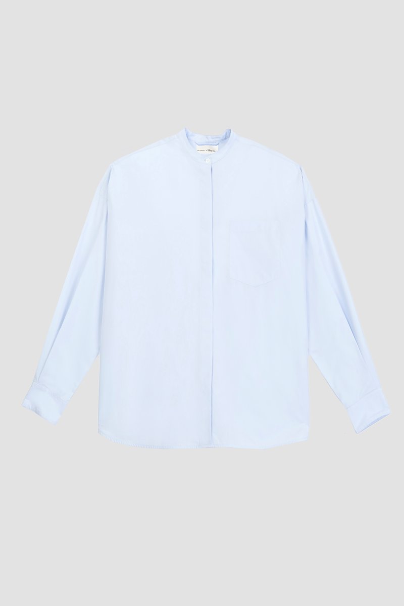 The Boyfriend Shirt-blue #0 The Boyfriend Shirt, OXFORD BLUE Synthetic->viscose Live Free The Boyfriend Shirt from 3.1 Phillip Lim. - 4