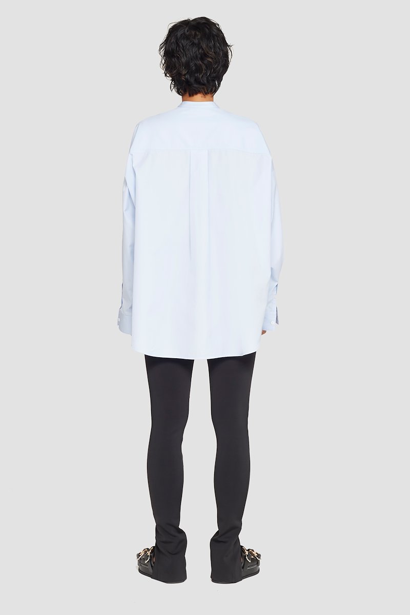 The Boyfriend Shirt-blue #0 The Boyfriend Shirt, OXFORD BLUE Synthetic->viscose Live Free The Boyfriend Shirt from 3.1 Phillip Lim. - 2