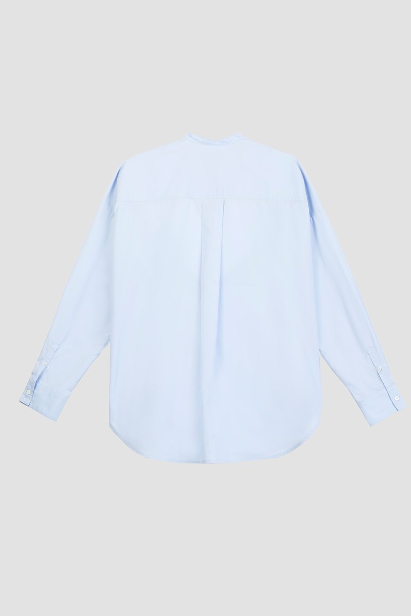 The Boyfriend Shirt-blue #1 The Boyfriend Shirt, OXFORD BLUE Synthetic->viscose Live Free The Boyfriend Shirt from 3.1 Phillip Lim. - 5