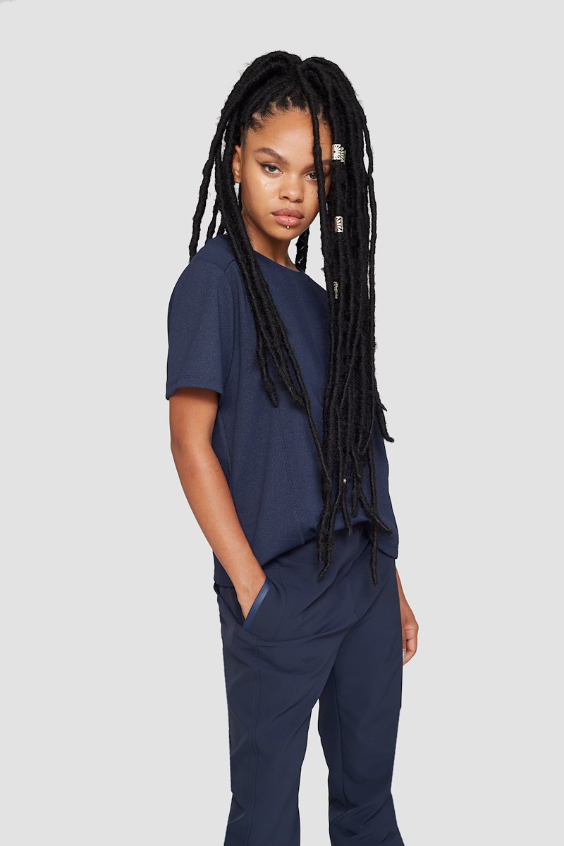 The Everyday Tailored Jogger-blue #1 The Everyday Tailored Jogger, Navy blue Everyday cropped track pants from 3.1 PHILLIP LIM featuring mid-rise, concealed front fastening, two side slit pockets, rear welt pocket and ribbed cuffs.- 3