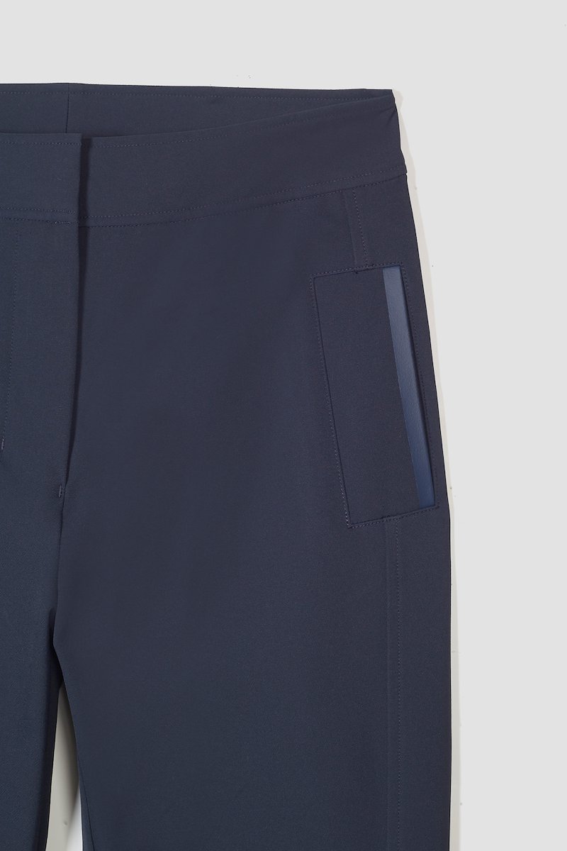 The Everyday Tailored Jogger-blue #0 The Everyday Tailored Jogger, Navy blue Everyday cropped track pants from 3.1 PHILLIP LIM featuring mid-rise, concealed front fastening, two side slit pockets, rear welt pocket and ribbed cuffs.- 6