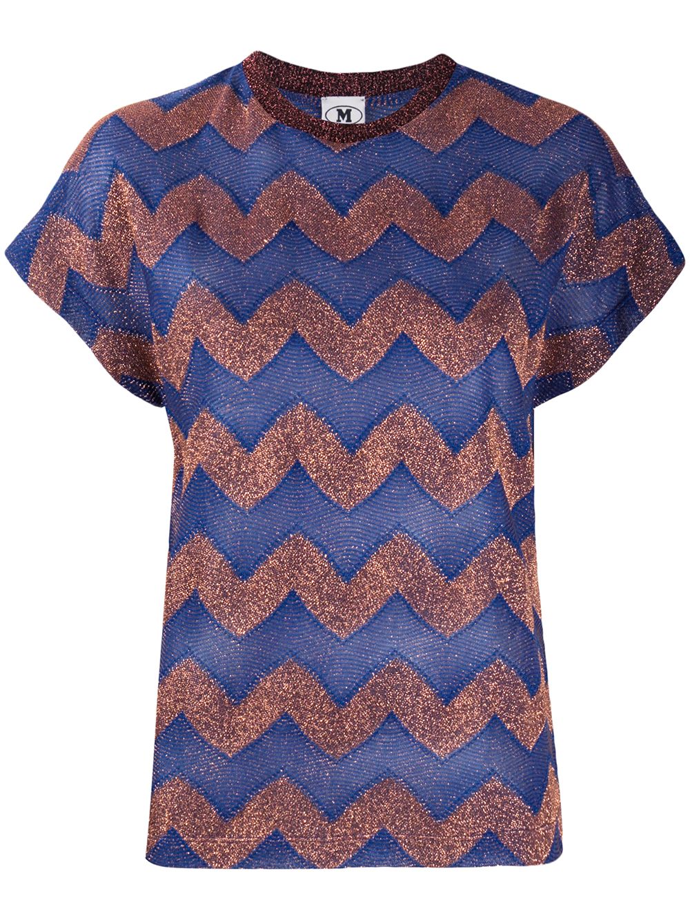 фото M missoni джемпер с узором зигзаг