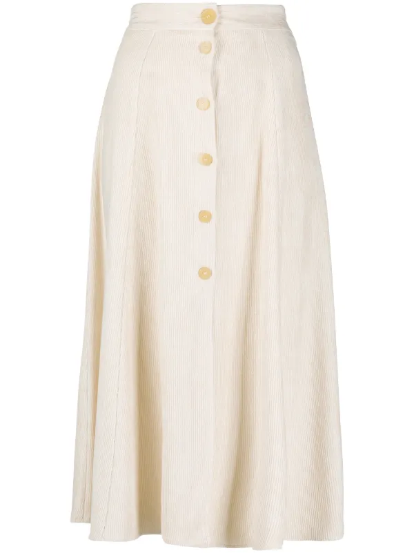 what is a button down skirt
