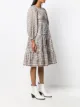 Tory Burch medallion print puff-sleeve dress