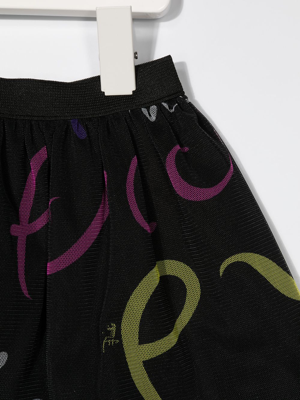 фото Emilio pucci junior logo print tutu skirt