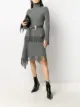 Imagen 2 de Paco Rabanne falda asimétrica con flecos