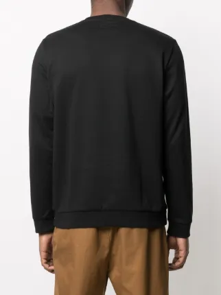 logo intarsia knit crew neck sweatshirt展示图