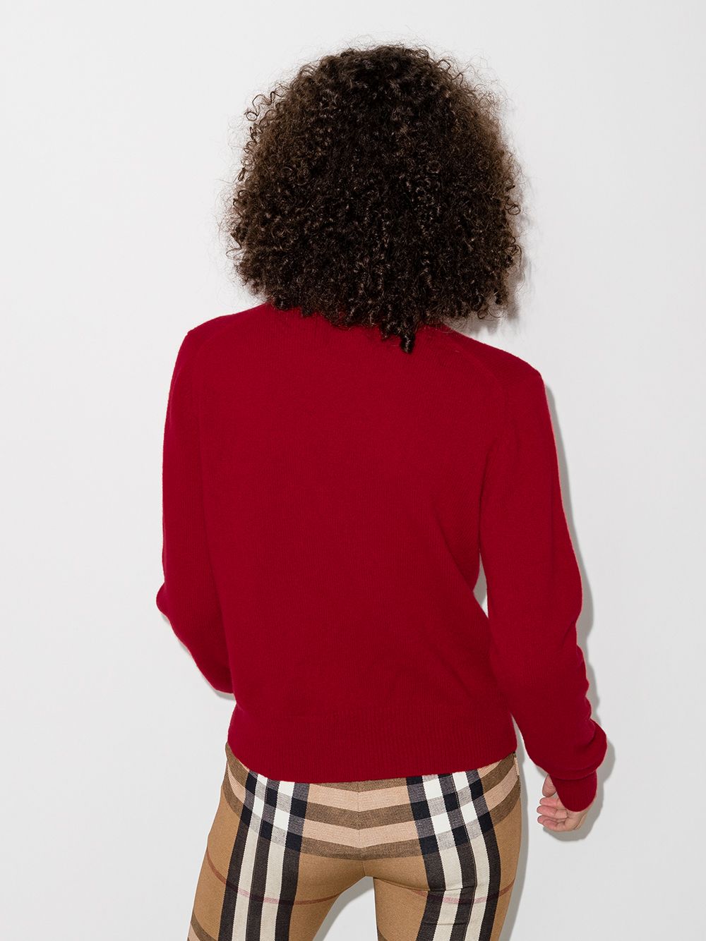 фото Molly goddard portia crinkled crewneck cardigan