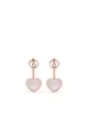 Image 1 of Chopard 18kt rose gold, diamond Happy Hearts earrings