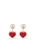 Chopard 18kt rose gold Happy Heart earrings - Pink