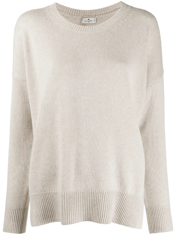 oversized crew neck jumper
