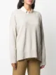 Etro oversized crew neck jumper