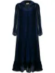 Image 1 of Fendi velvet-effect flared midi dress
