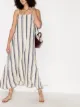 Image 2 of Missing You Already vertical-stripe sleeveless midi dress