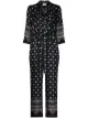 Image 1 of Erdem Truman geometric-print silk jumpsuit
