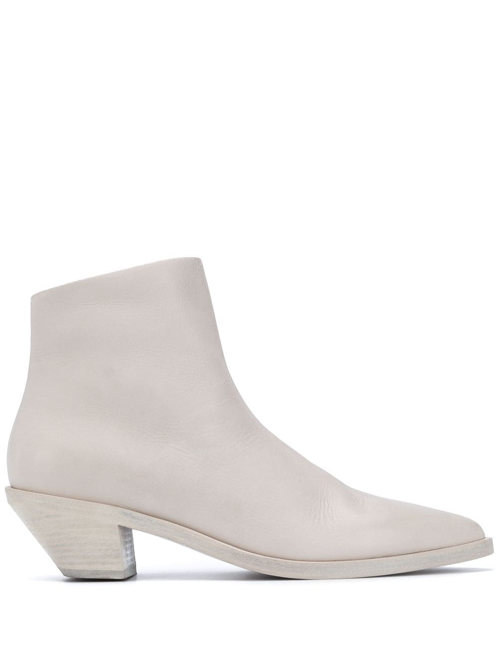 Marsèll white pointed ankle boots for 