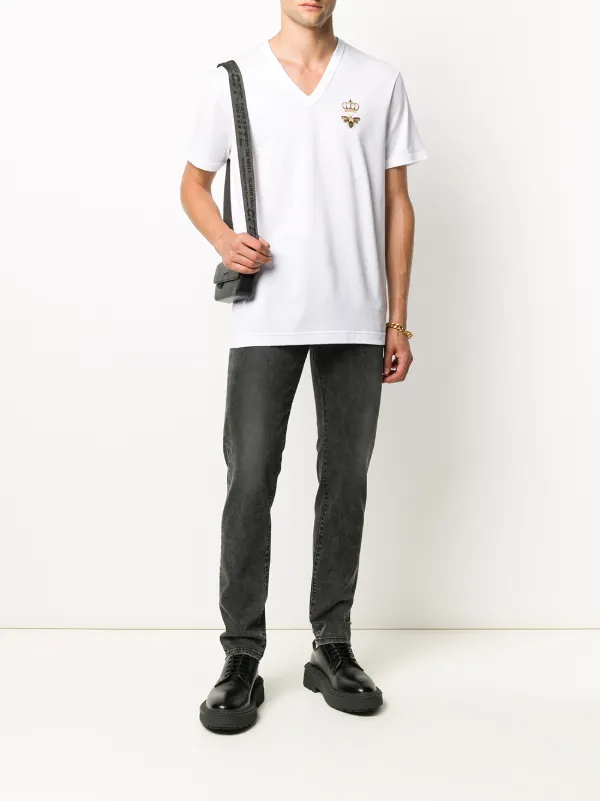DOLCE&GABBANAロゴレースカットリーブ ラック