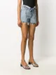 T By Alexander Wang turn down waist denim shorts
