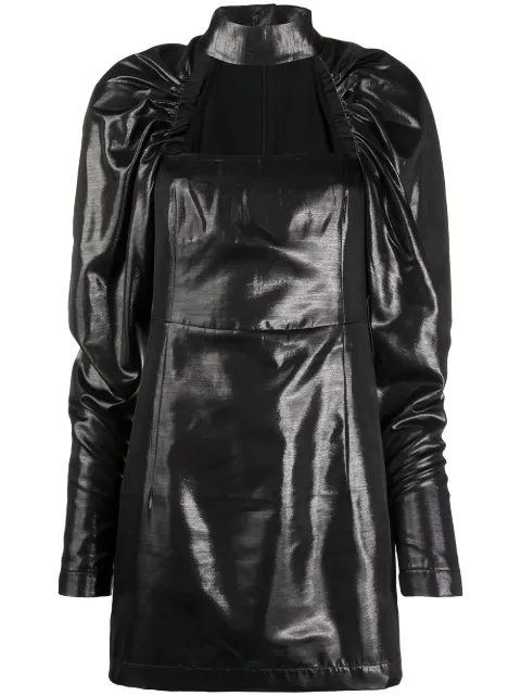 ROTATE BIRGER CHRISTENSEN vestido con mangas fruncidas