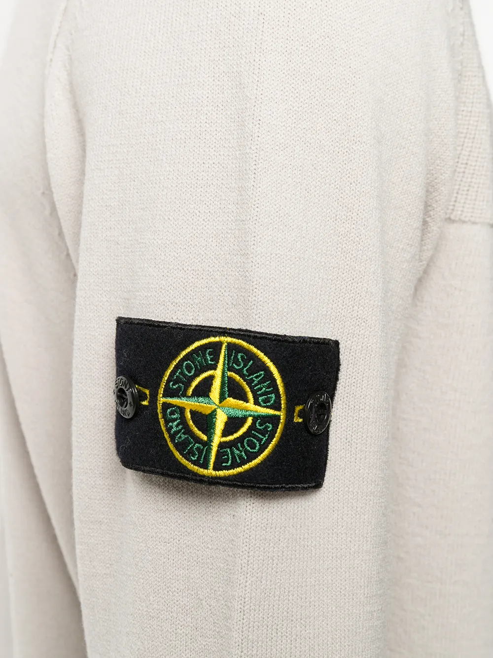 фото Stone island джемпер тонкой вязки с нашивкой-логотипом