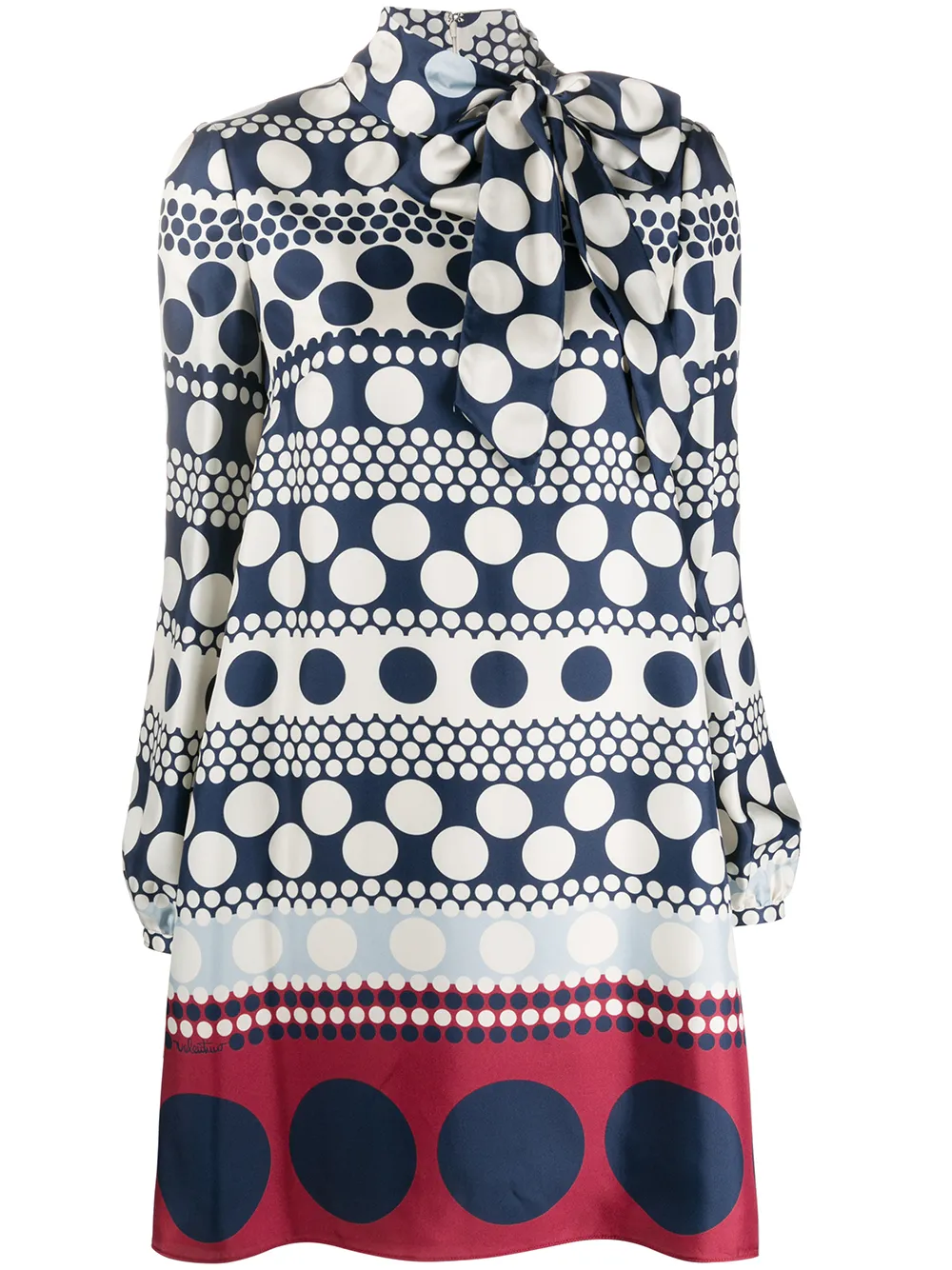Valentino Garavani Shiftjurk met stippen Wit