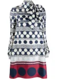 Valentino Garavani polka-dot shift dress - White