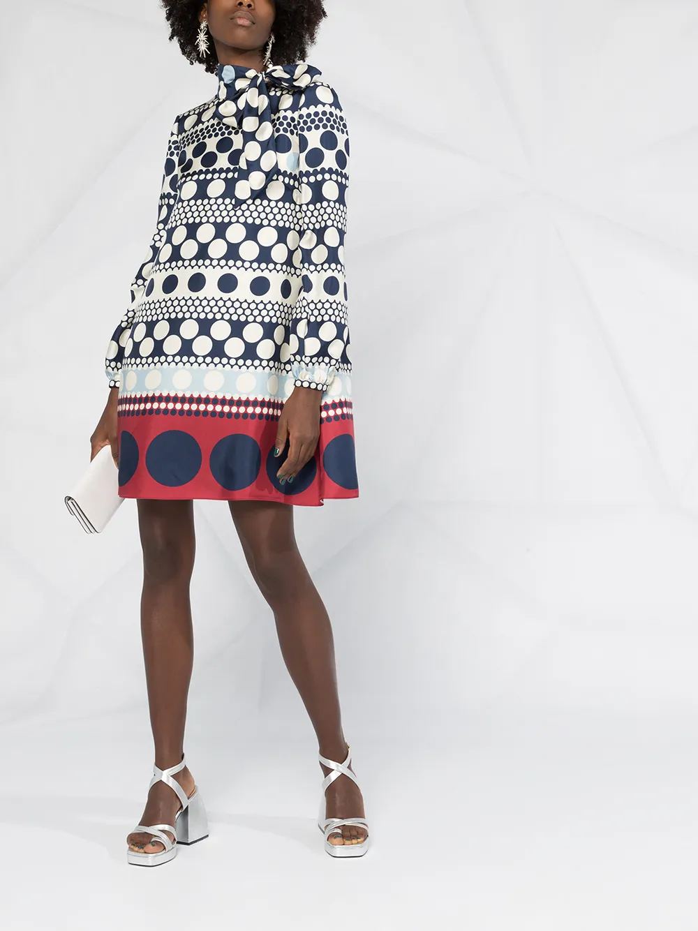 Valentino Garavani Shiftjurk met stippen - Wit