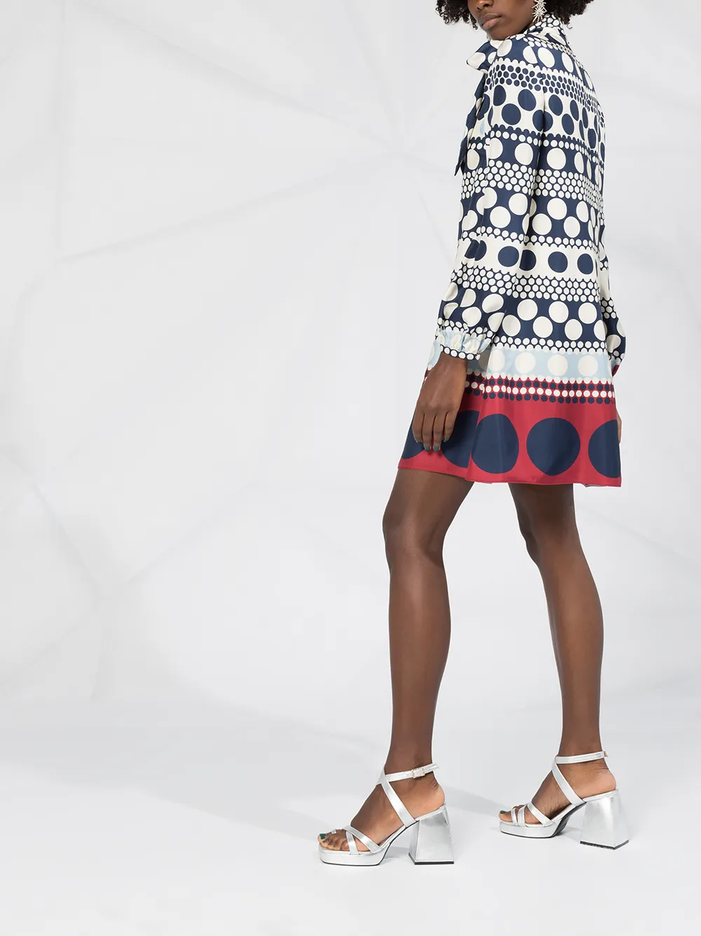 Valentino Garavani Shiftjurk met stippen Wit
