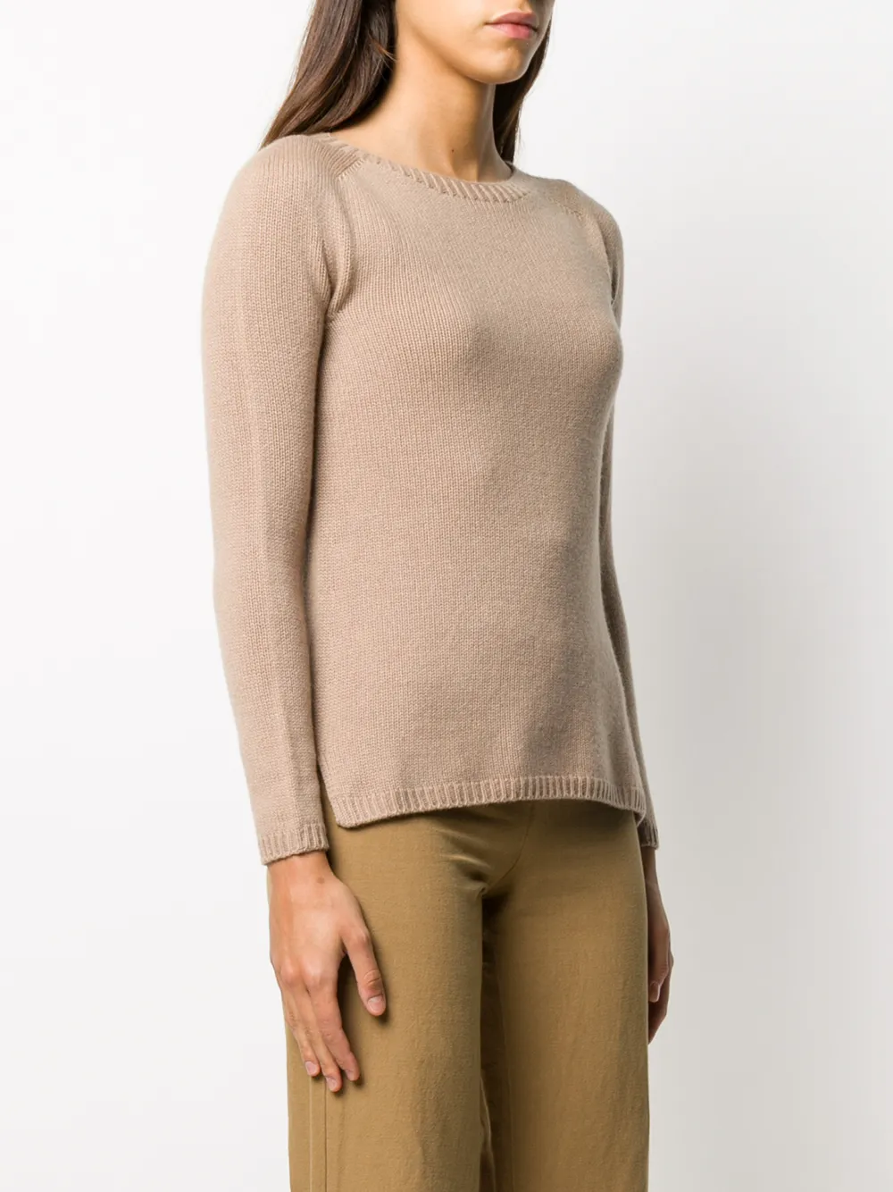 'S Max Mara Trui met ronde hals Bruin
