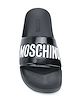 Moschino logo-print pool slides